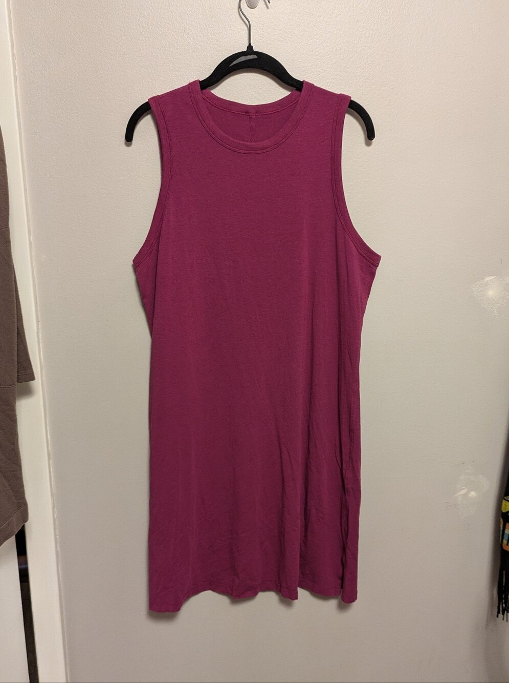 Lululemon Classic-Fit Cotton-Blend Dress Magenta Purple 12
